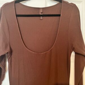 SKIMS soft lounge dress limited edition brown xl